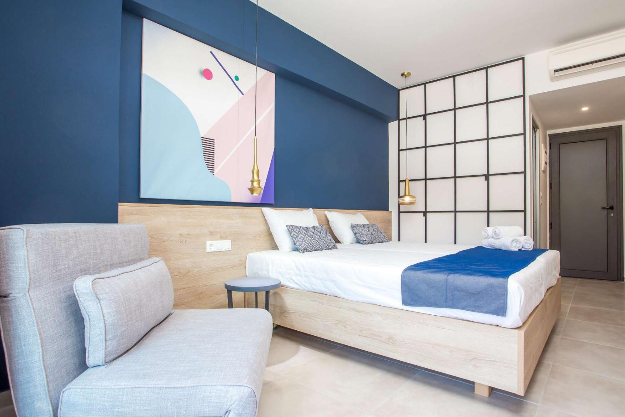 Habitación Triple Deluxe con vistas al jardín